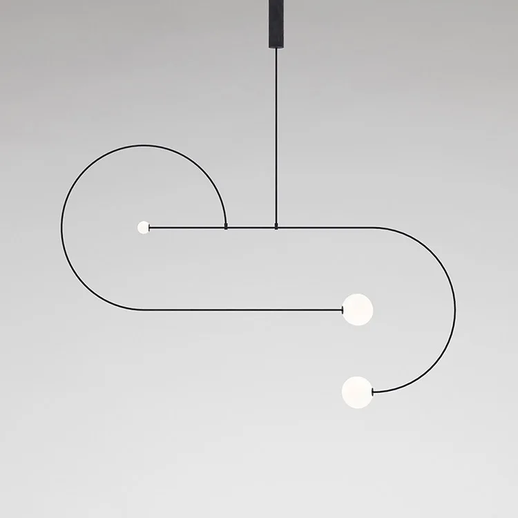 

Italy Modern Minimalist Restaurant Front Chandelier Creative Decorative Lighting Bedroom Living Room LED G9 Art Lighting N1485