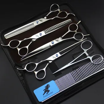 

7INCH Left Hand 4PCS/SET Dog Grooming Scissors ,Shear Free Shipping PROMOTION