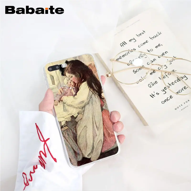 Babaite художественный плакат ALPHONSE MUCHA Тонкий чехол для телефона для iphone 11 Pro 11Pro Max X XS MAX 6 6s 7 7plus 8 8Plus 5 5S SE XR - Цвет: A9