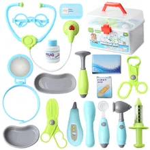 18 шт. аптечка техника Доктор Медсестры игрушки медицинский набор ролевые игры играть в обучение игровой набор с светильник