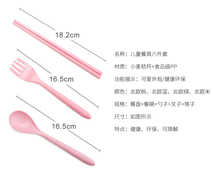 Six Kids'Tableware Sets_05