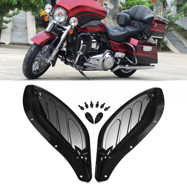 Memphis Shades Side Wind Deflectors For 1996-2013 Harley Touring
