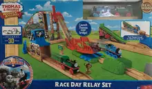 Brinquedos trem Thomas Ferroviária Pista TTC87 Gina Relé Conjunto Thomas E amigos Brio Brinquedos para Meninos Do Motor Caminhão Do Carro Modelos de Brinquedos Do Edifício
