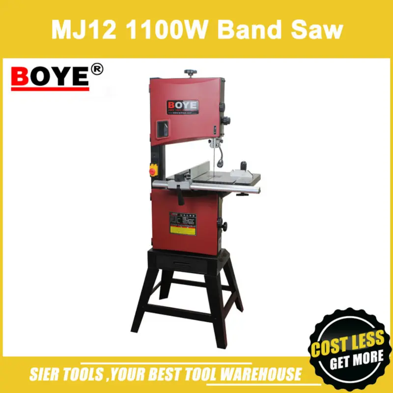 

MJ12 1100W Band Saw Machine/BOYE 12" Woodworking Band-sawing Machine