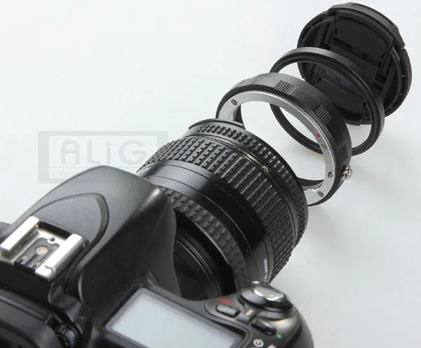 Acessório de Montagem de Lente Macro Dslr Anel Adaptador de Proteção para Nikon af Flash de Lente com Filtro de 52 mm Reinstalado - Image 3
