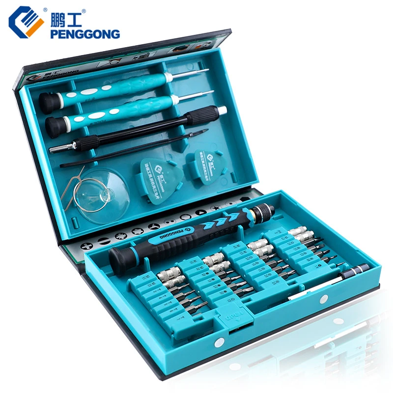 38PCS Magnetic Screwdriver Bit Set Phone Laptop Repairing Tool High 38PCS Magnetic Screwdriver Bit Set Phone Laptop Repairing Tool High