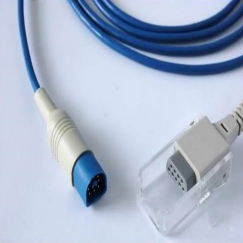 Кабель удлинитель Spo2 совместимый с Philips MP20/30/40 VM4 DB8 Pin к DB9 Female Spo2|Монтажный жгут| |