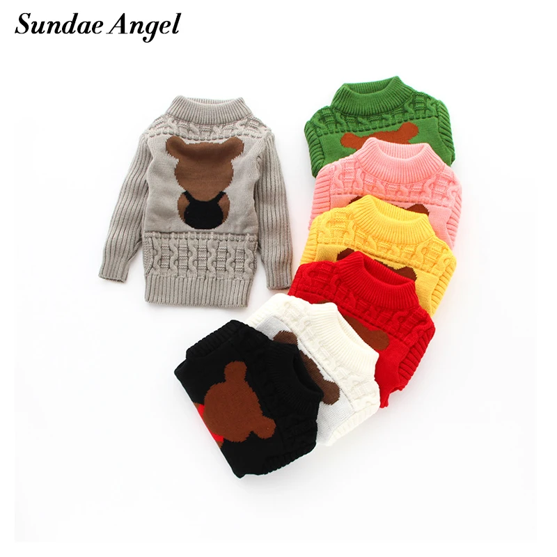 Sundae Angel/Детские свитера зима 2018 свитер для маленьких девочек мальчиков длинный