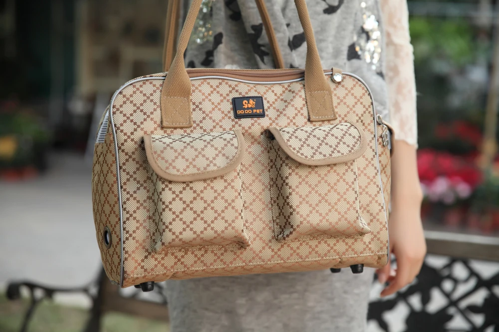 Puppy Carrier Handbag Promotion For Promotional New Leisure Puppy Doggie Dog Cat Pet Carrier Tote Bag Handbag Travel Purse Fashion Dod