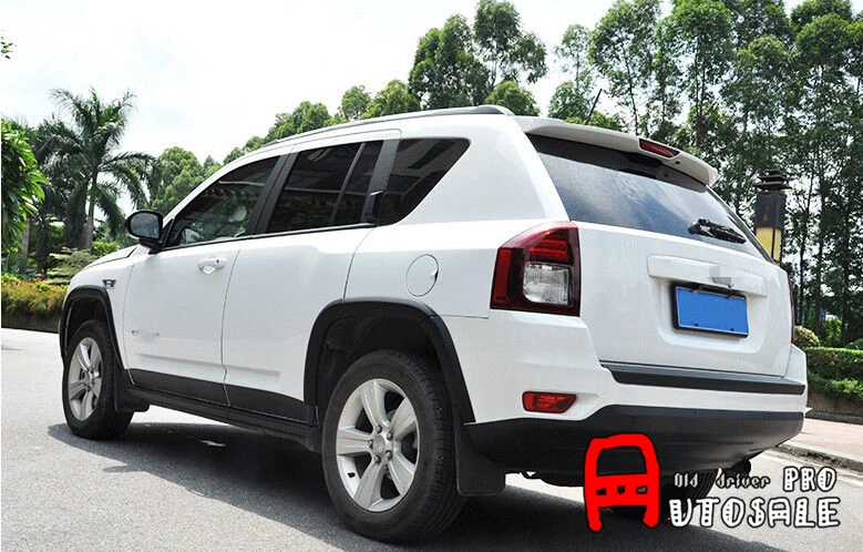 Для Jeep Compass 2011- черный Крыло вспышки колеса арки тела двери удлинительные Комплекты 10 шт