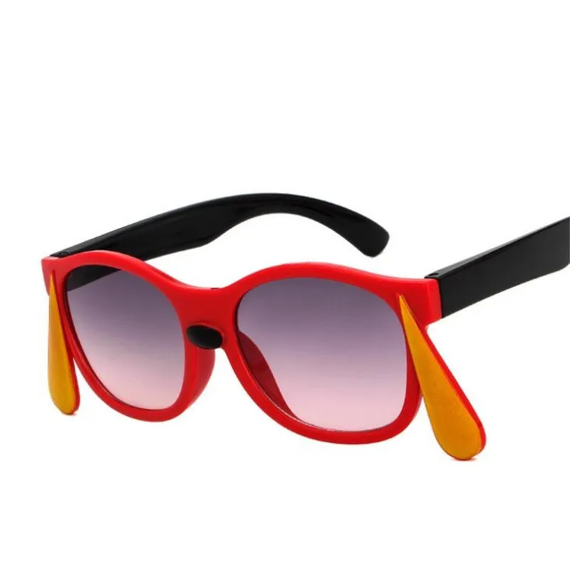 

2022 Fashion Cute Dog Frame Sunglasses Children Kid Baby Glasses Designer Boy Girl Glasses Child Color Baby Eyewear UV400 Z364
