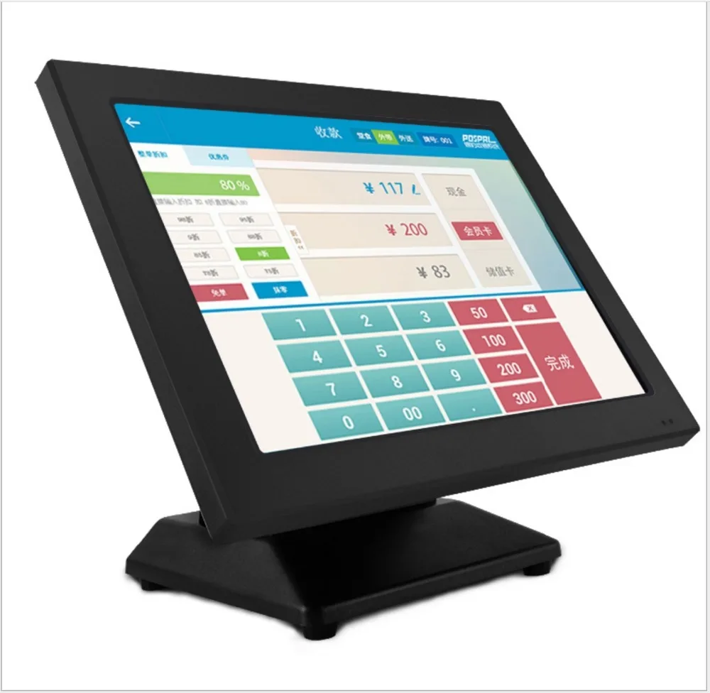 

Desktop 15 Inch PC All In One Touchscreen Pos With LED/VFD Display