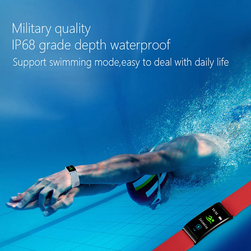 Microwear X3 IP68 Waterproof smart fitness bracelet pedometer blood pressure smart wristband Android iOS fitness tracker