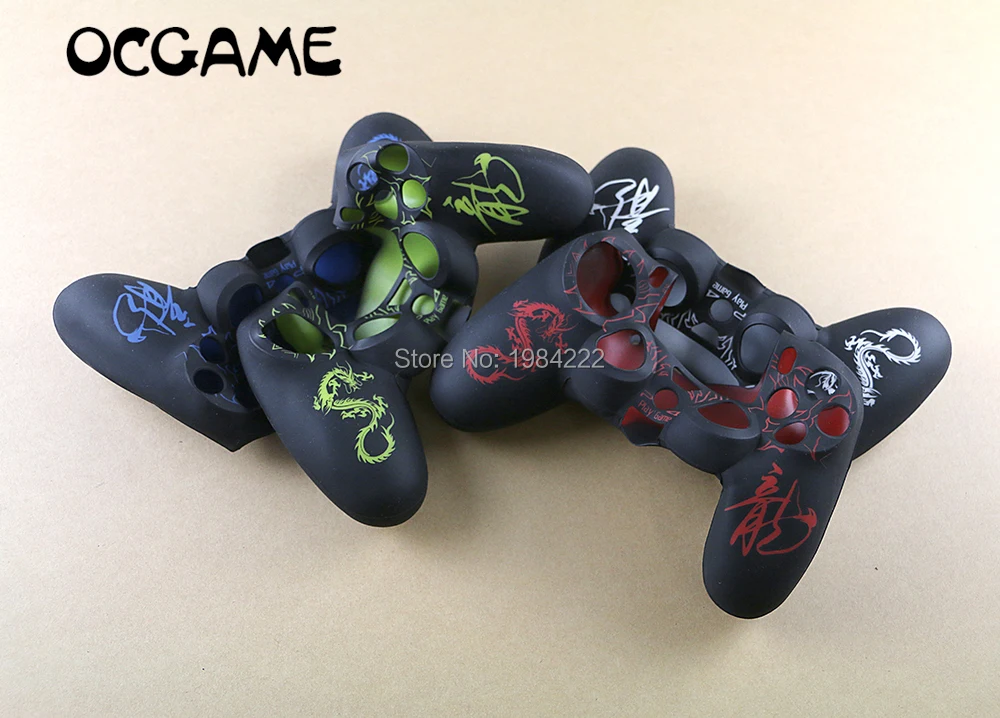 OCGAME новый индивидуальный силиконовый чехол с драконом защитный для геймпада