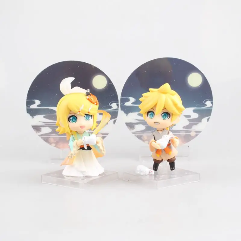 

9-10 CM pvc Japanese anime figure Kagamine Rin/Ren nendoroid 769# Kagamine Len 768# Kagamine Rin Q version action figure