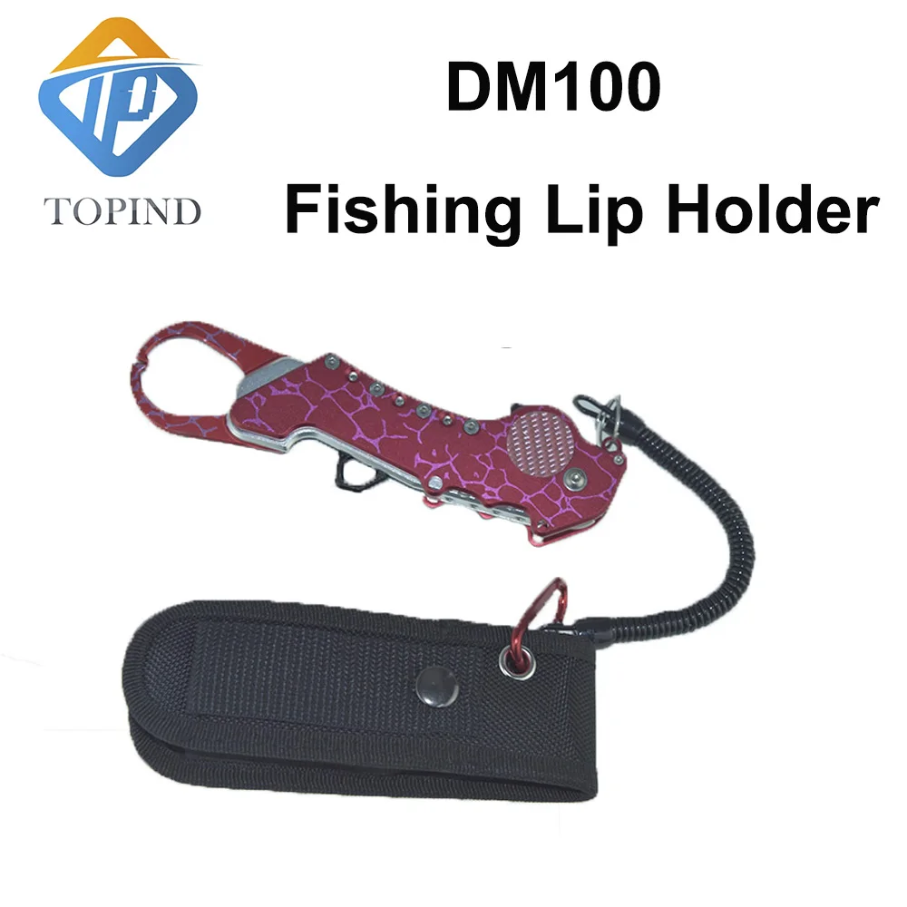 

5 PCS/bag Foldable Top Grade Aluminum DM100 Fish Gripper Grip Fish Tool Fish Lip Grabber