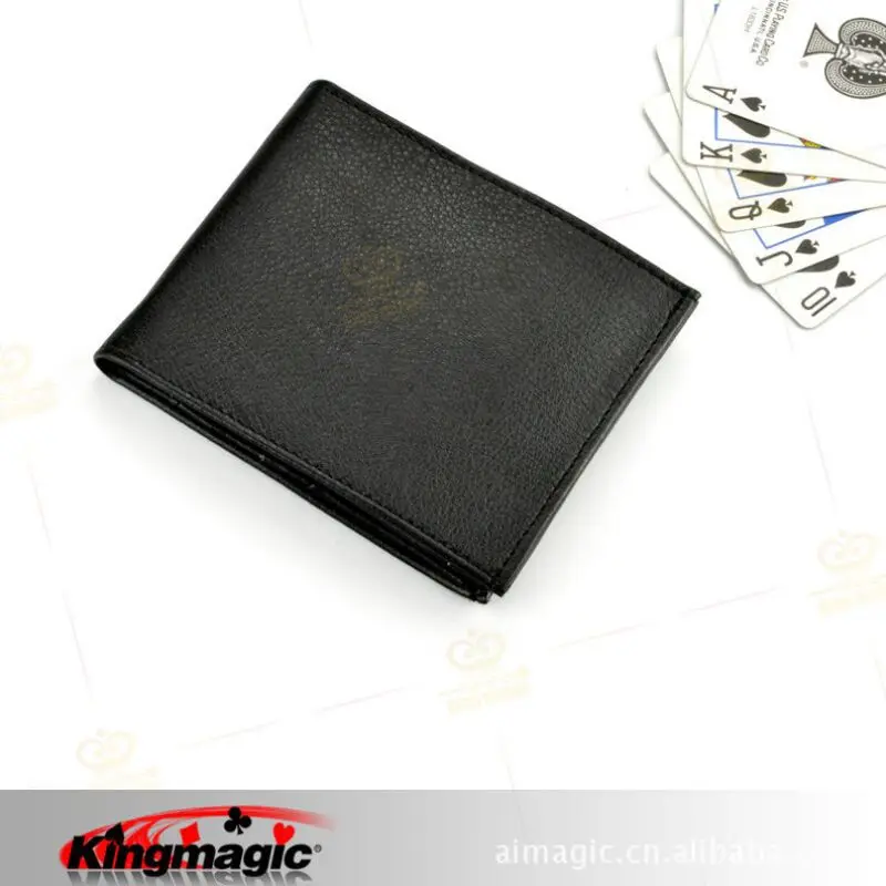 

Holiday Sales Card to Wallet(With Bill Appear) -magic tricks magic wallet super wallet close-up magic props free shipping