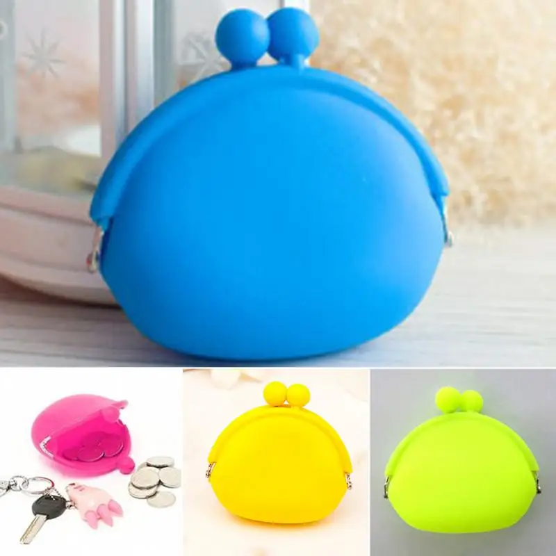 

Cat Style Silicone Coin Purse Kids Gift Cartoon Trendy Baby Mini Bag Lady Change Purse Women Wallets