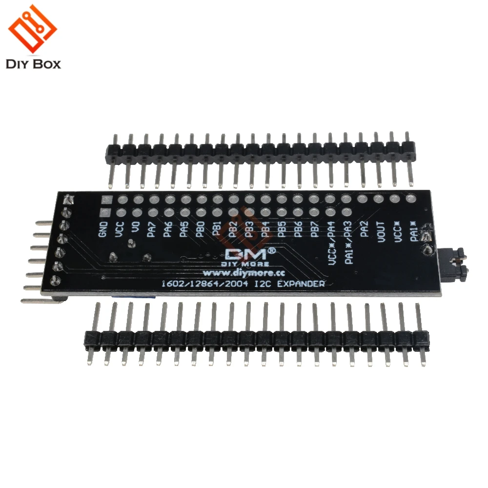5 в MCP23017 1602/2004/12864 ЖК драйвер модуля IIC I2C последовательный интерфейс адаптер плата