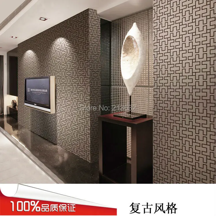 

ZXqz 172 3D SIMPLE Wallpaper Luxury Flocking Non-woven Wall Covering Decoration of Living Room Bedroom living room design of