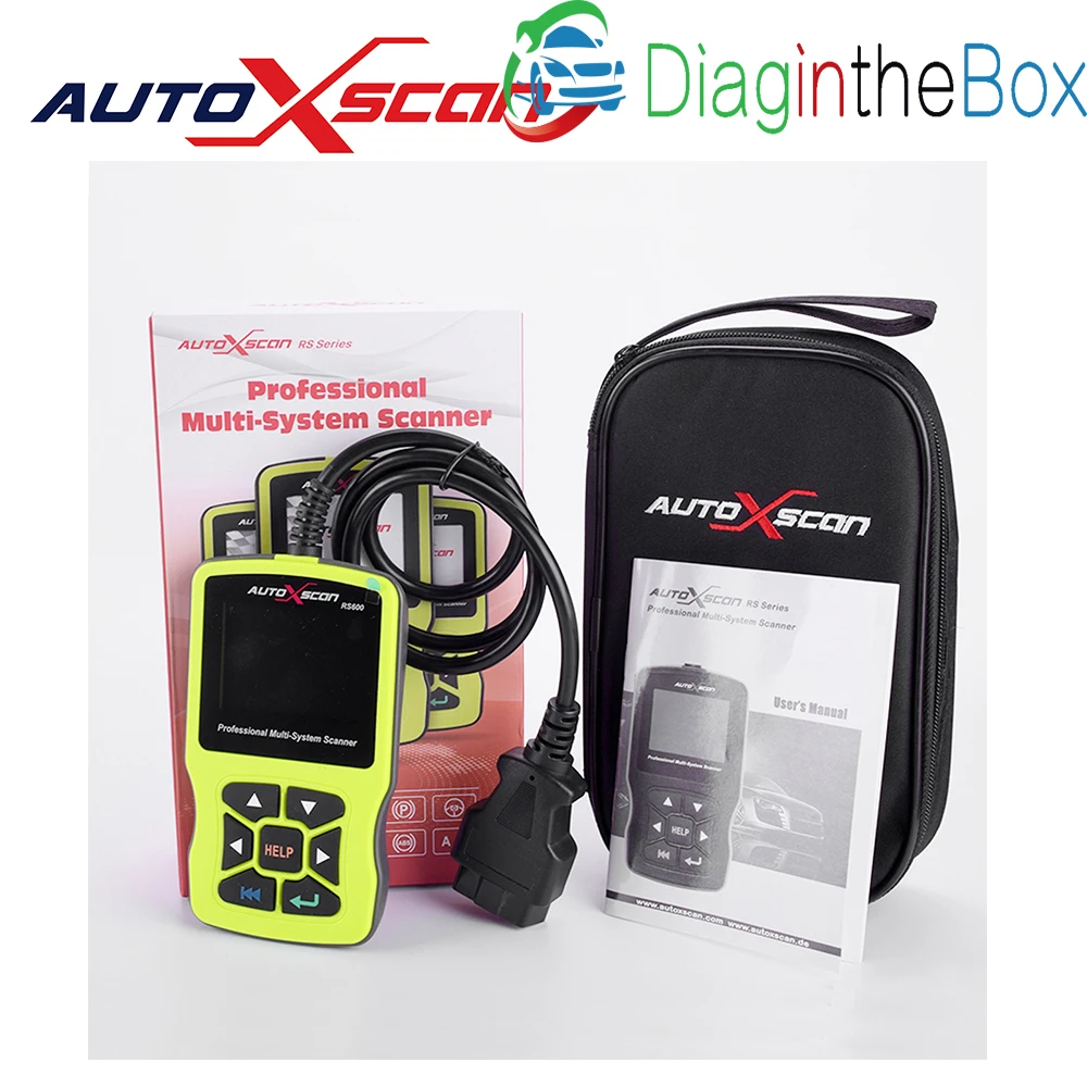 AUTOXSCAN RS500 OBD2 Code Reade Scanner Auto Diagnostic Tool For VW for AUDI for skoda for seat All Systems VAG ABS AIRBAG