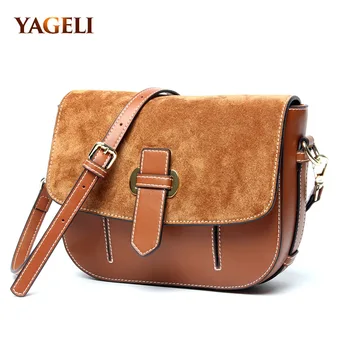 

100% genuine leather women's crossbody bags famous brands designer ladies handbags high quality ladies' shoulder messenger bags