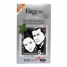Bigen краска для волос цвет кондиционер с натуральными травами натуральный черный(#881) 1 коробка личный уход