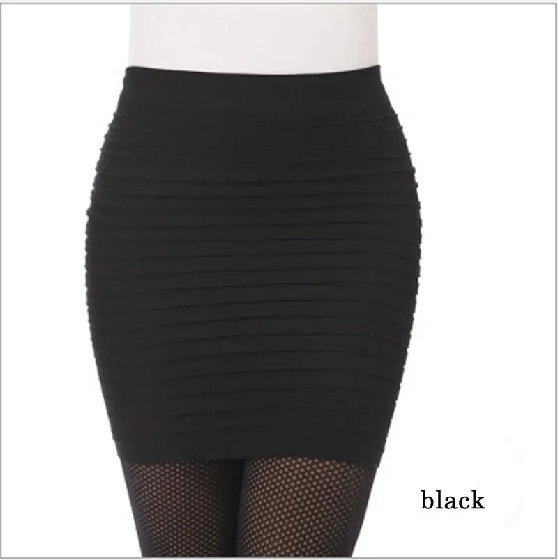 Online 2017 New Women Office Skirt High Waist Pleated Online 2017 New Women Office Skirt High Waist Pleated Candy Color Elastic Ol Mini Short Skirts Lady Solid Bodycon Aliexpress Mobile