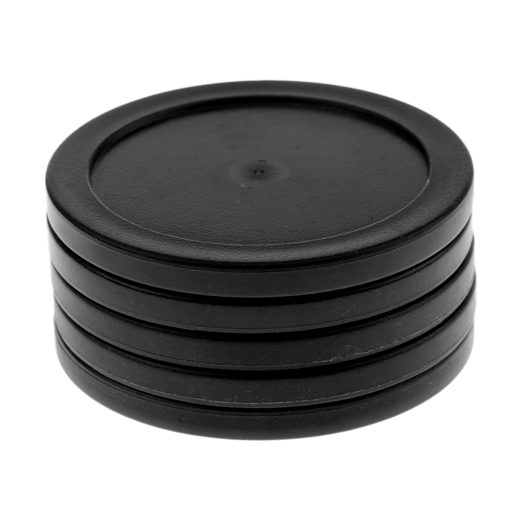 5 Pieces 62mm Durable Plastic Air Hockey Pucks Choice of Colors Entertainment Table Game Standard Air Hockey Pucks Accessories