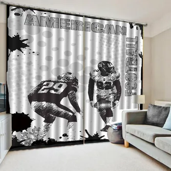 

3D Curtain Luxury Blackout Window Curtain Living Room Blackout curtain