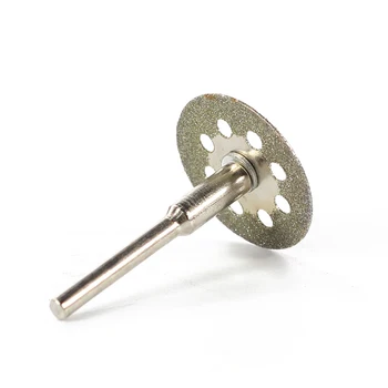

10pcs Diamond Cutting Discs Cut-off Wheel Set For Rotary Tool +2pcs Mandrel Kit