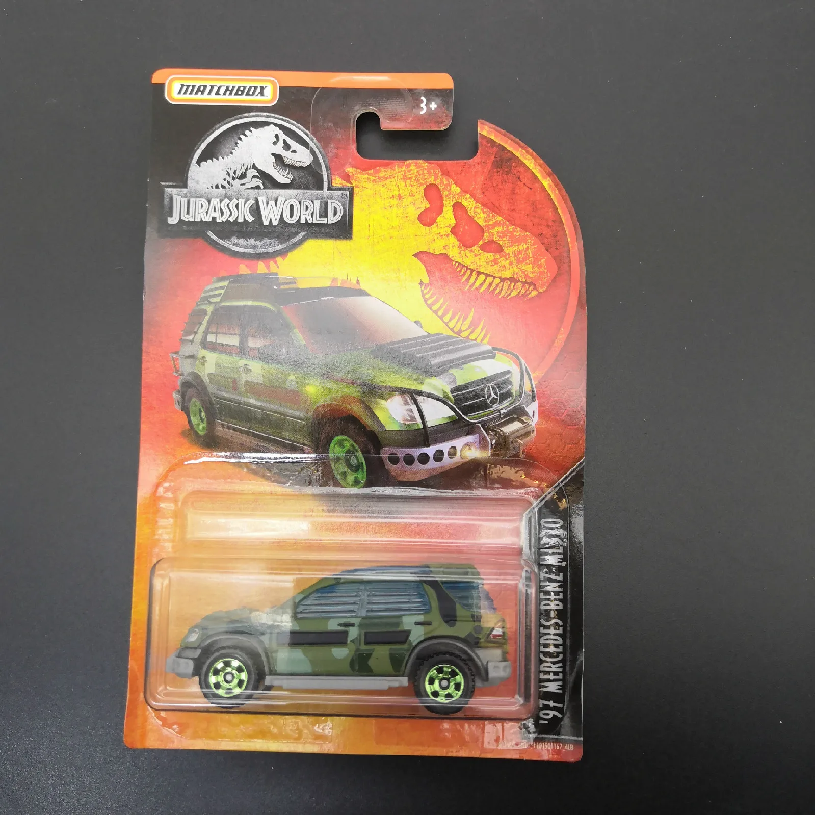 

2019 Matchbox Car 1:64 Sports Car JURASSIC WORLD 97 MERCEDES BENS ML320 Metal Material Body Race Car Collection Alloy Car Gift