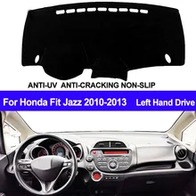 TAIJS крышка приборной панели автомобиля для Honda Fit Jazz 2010 2011 2012 2013 Автомобильная приборная панель коврик приборная панель dashmat Ковер Анти-УФ нескользящий