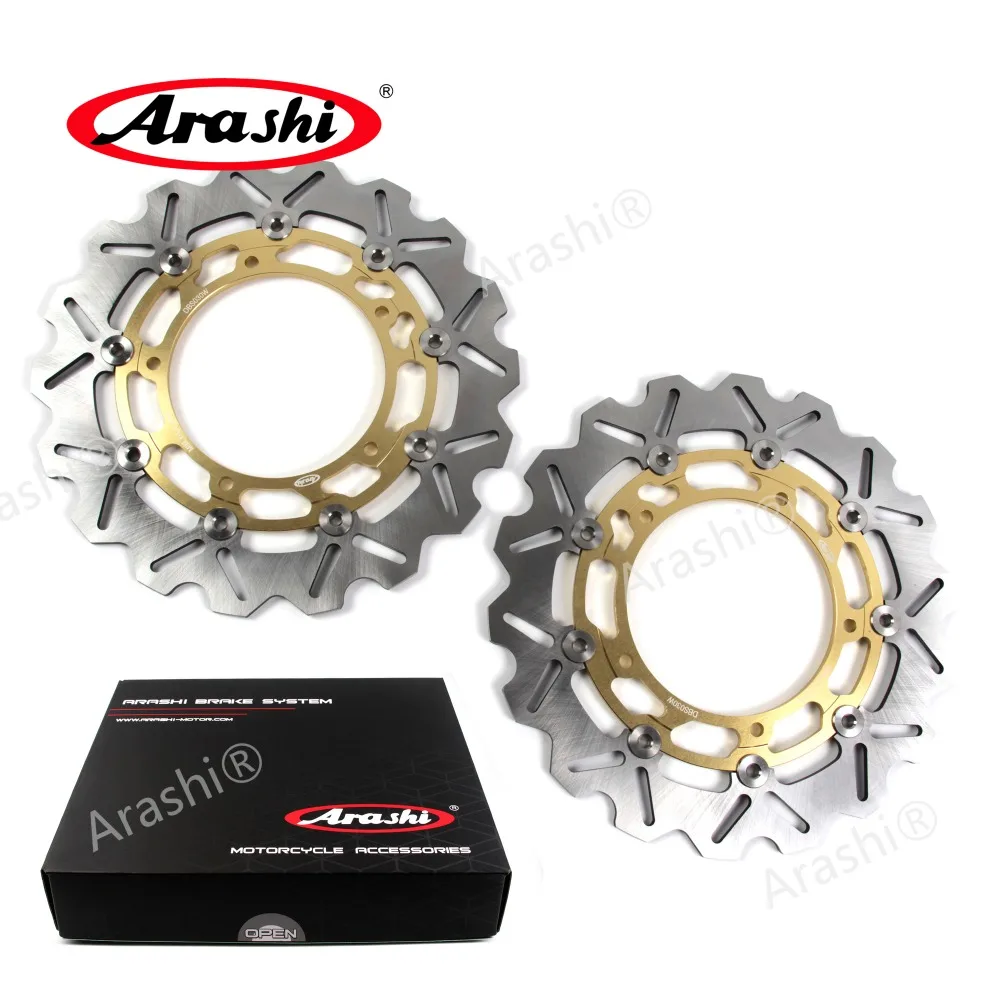 

Arashi 1Pair MT09 14-15 CNC Front Brake Discs Brake Rotors For YAMAHA MT09 MT 09 850 / MT-09 ABS 850 2014 2015 Floating Disks