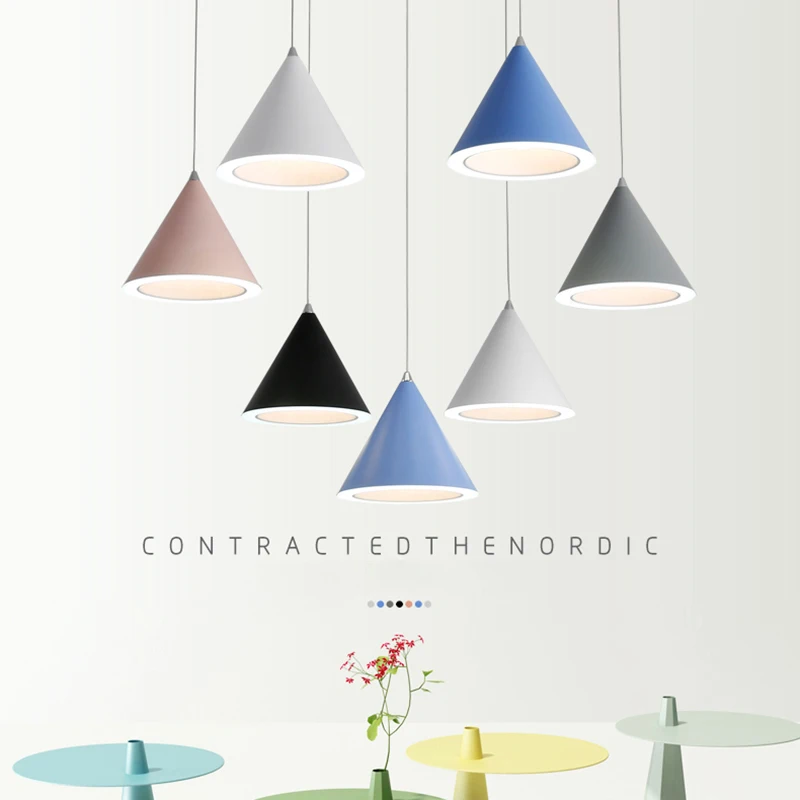 

Modern led pendant lights Multiple free combinations indoor lighting lampada led bedroom study led strip pendant lamp AV 90-260V