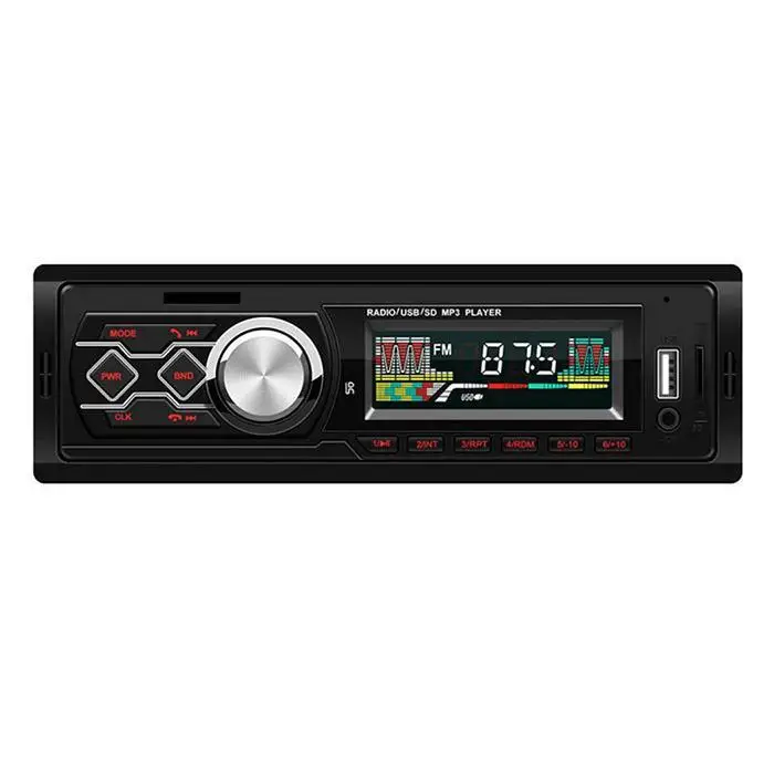 Автомобильный MP3-плеер, один Din, fm-радио, Bluetooth, громкая связь, TF, USB, AUX, авто, fm-передатчик, модулятор, автомобильный стерео аудио плеер 1788