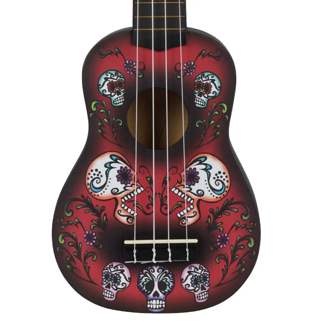 Skup IRIN 21 cali 15 progi sopranowe ukulele Uke 4 struny nylonowe gitara basowa z delfinem uniwersalny Instrument akustyczny