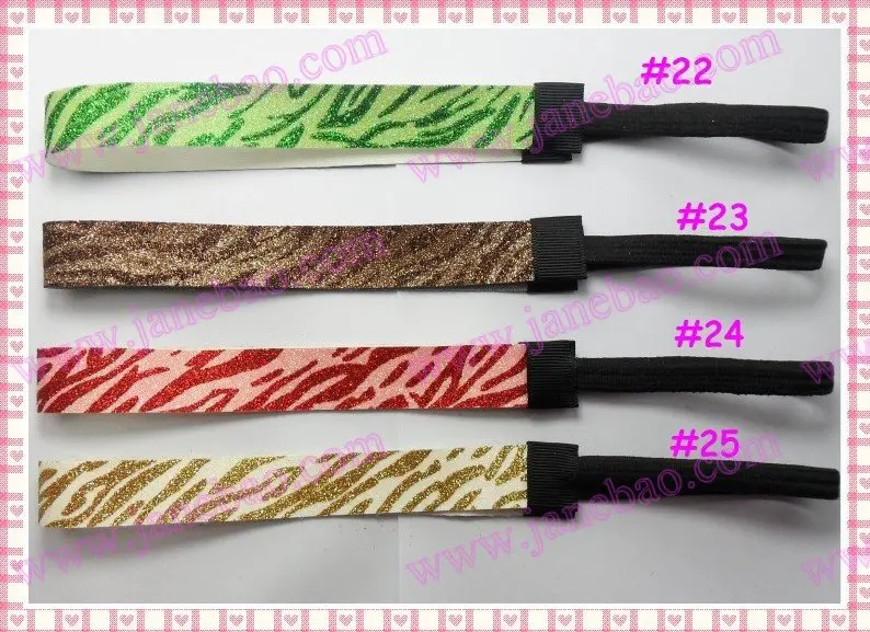 Цвет 190 шт 3/4 ''повязки с блестками для Девочки повязка для волос для Софтбола повязки на голову с 190 PP мешок