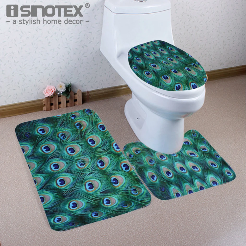 Anti Slip Coral Flannel Fleece Fabric Bathroom Mat Doormat Floor Mat Carpet Square U Shape Toilet Cover Decoration 3 PCS/Set Anti Slip Coral Flannel Fleece Fabric Bathroom Mat Doormat Floor Mat Carpet Square U Shape Toilet Cover Decoration 3 PCS/Set