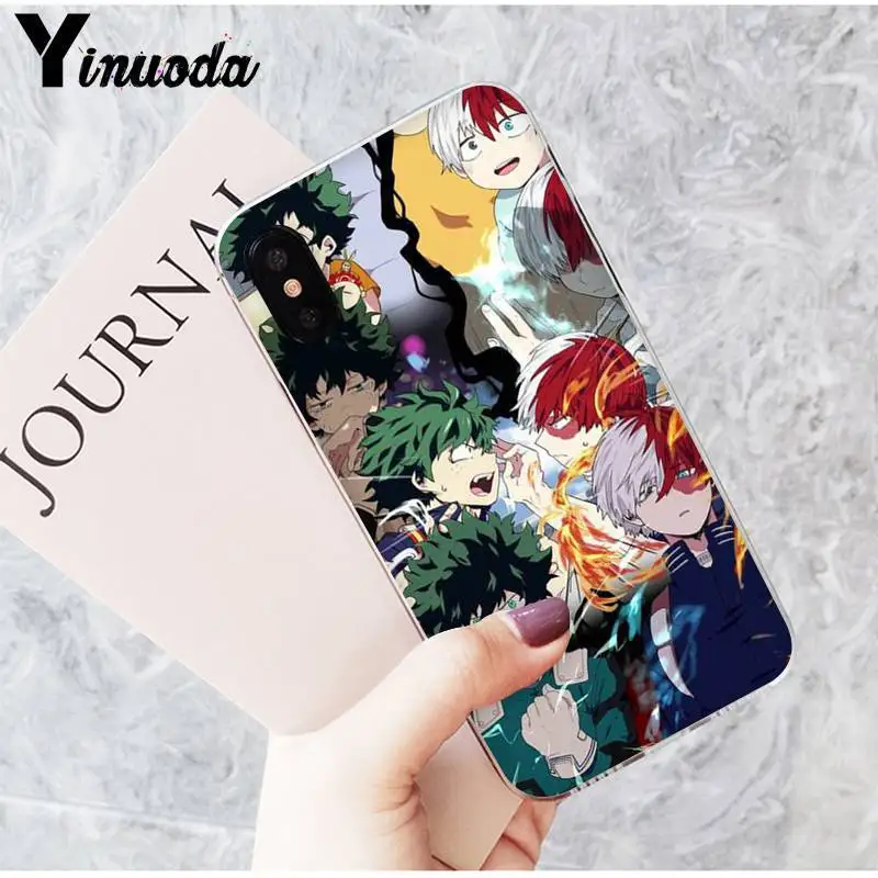 Yinuoda My hero of the Academy аниме Todoroki чехол для телефона чехол для iPhone 8 7 6 6S Plus X XS MAX 5 5S SE XR 10 11 11pro 11promax - Цвет: A7