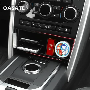 

For Land Rover Discovery Sport 2015 2016 2017 Car-Styling Plastic Central Console Multifunction Storage Box Phone Tray Accessory