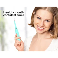 Обновленный Электрический звуковой стоматологический инструмент для отбеливания зубов, зубной камень, зубной налет, удаление пятен, стоматологическая Чистка, зубные инструменты