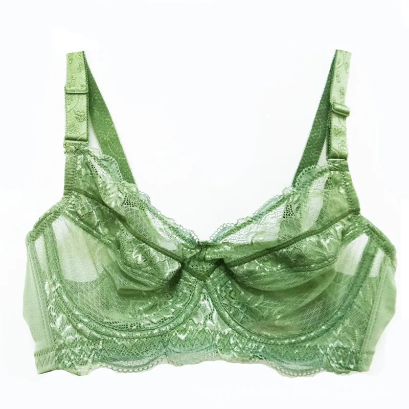 Wholesale Summer thin big size bra ultra thin full cup bra BCDEFGH