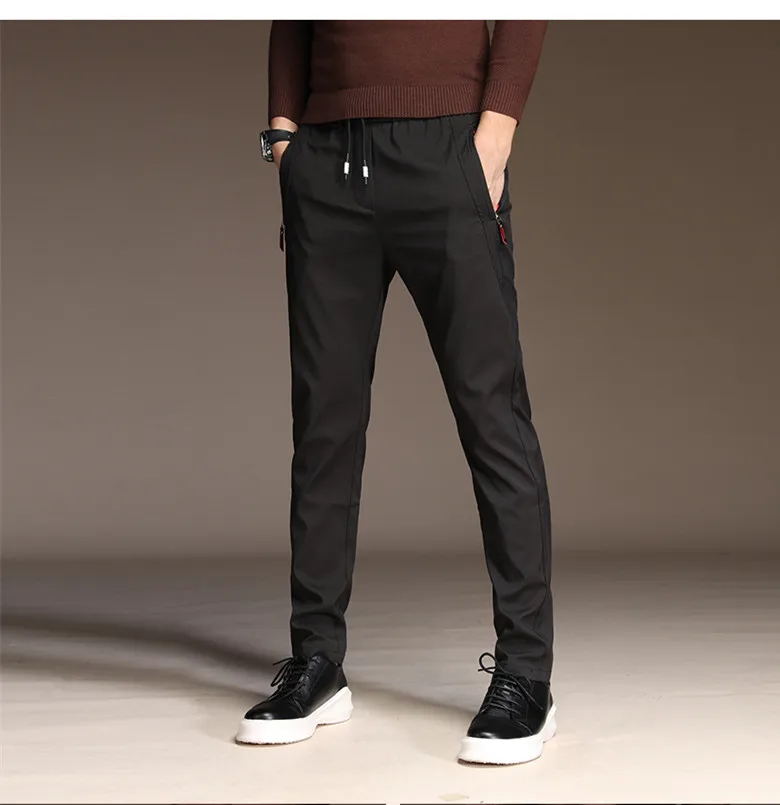 MRMT брендовые осенние и зимние мужские брюки повседневные эластичные брюки для мужчин модные Молодежные брюки спортивные брюки