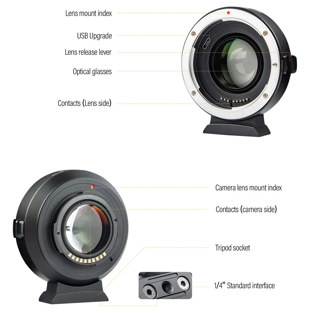 Viltrox EF-FX2 Фокусное Редуктор усилитель авто-фокус объектива переходное кольцо 0.71x объектив IS USM для Canon EF объектив FUJIFILM X-T3 X-PRO2 X-T100 X-H1 X-A20