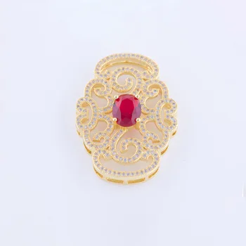 

Jewelry Making Supplies Luxury Zircon Rhinestone Crystal Connectors Pendant For DIY Pearl Beaded Chain Necklace Accessories