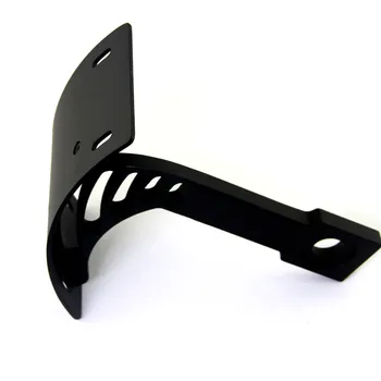 

For Yamaha Vmax 1200 1700 Black Curved Side Mount License Plate Bracket Tag