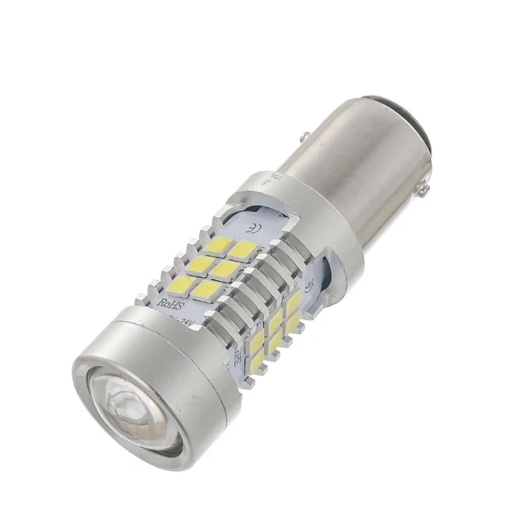 2 шт. 21SMD 6500K Автомобильные светодиодные лампы 21 Вт 1157 типа розетки приборной