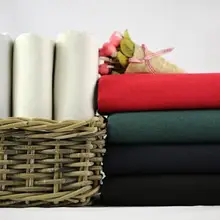 Новинка чистый красный белый черный цвет льняной ткани цвет фона монохромная плательная ткань(1 метр