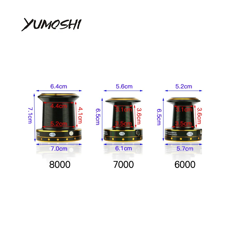 Катушка спиннинга yumoshi GH6000-11000 спиннинг 12+ 1BB 13+ 1BB морской громких бутик высшей категории ЧПУ коромысла